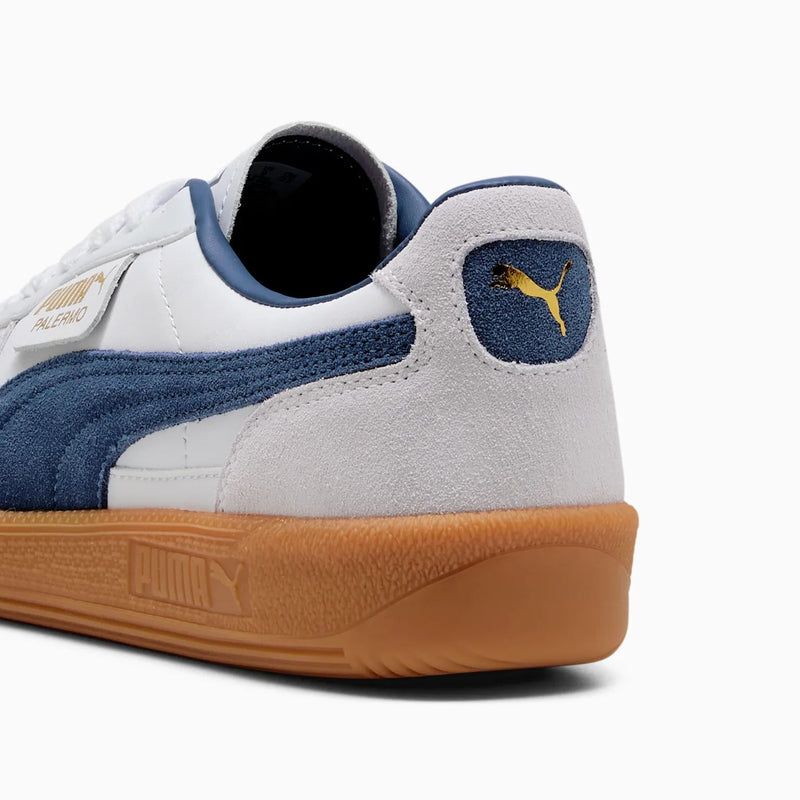 Puma Palermo Leather Men's White/Blue Sneakers