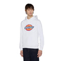 Dickies Icon Logo Polyester Unisex Adults White Hooded Sweatshirt