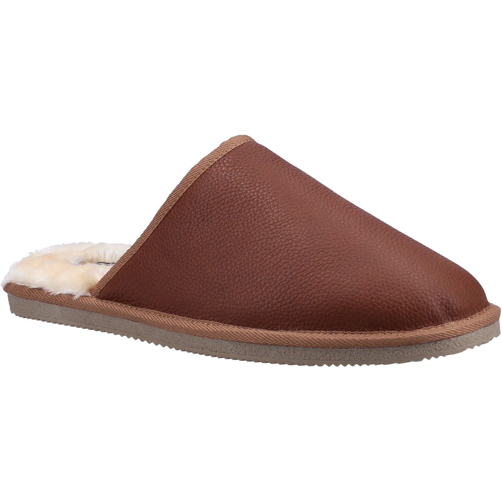 Hush Puppies Coady Suede Men's Tan Slippers