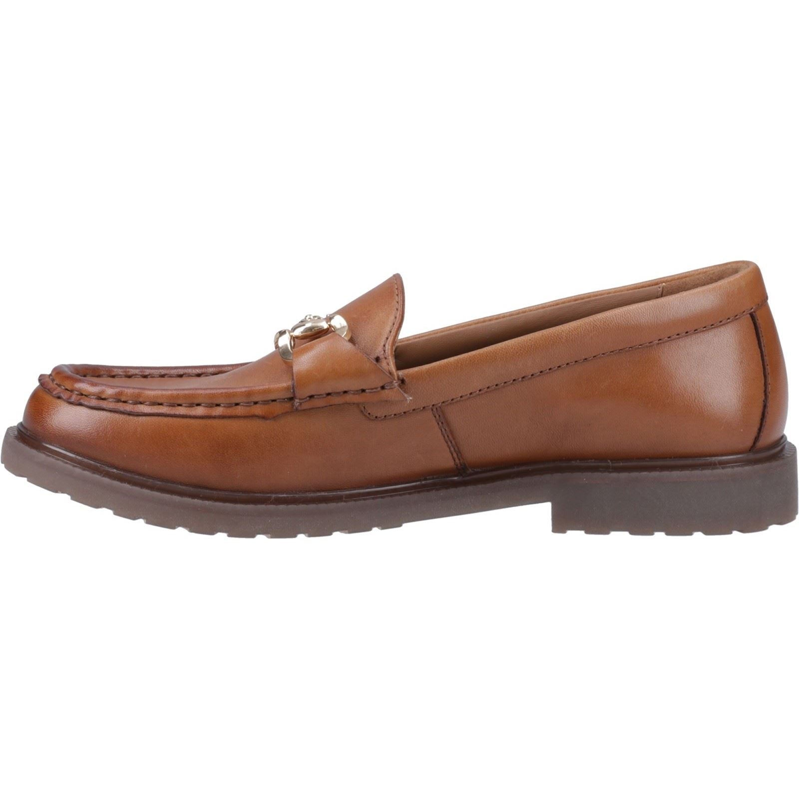 Hush Puppies Verity Snaffle Leather Women's Tan Loafers