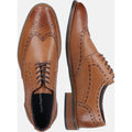 Hush Puppies Dustin Brogue Leather Men's Tan Brogues Shoes