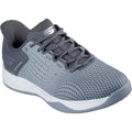 Skechers Performance Slip-ins Relaxed Fit Viper Court Reload Synthetic Men's Grey/Charcoal Trainers