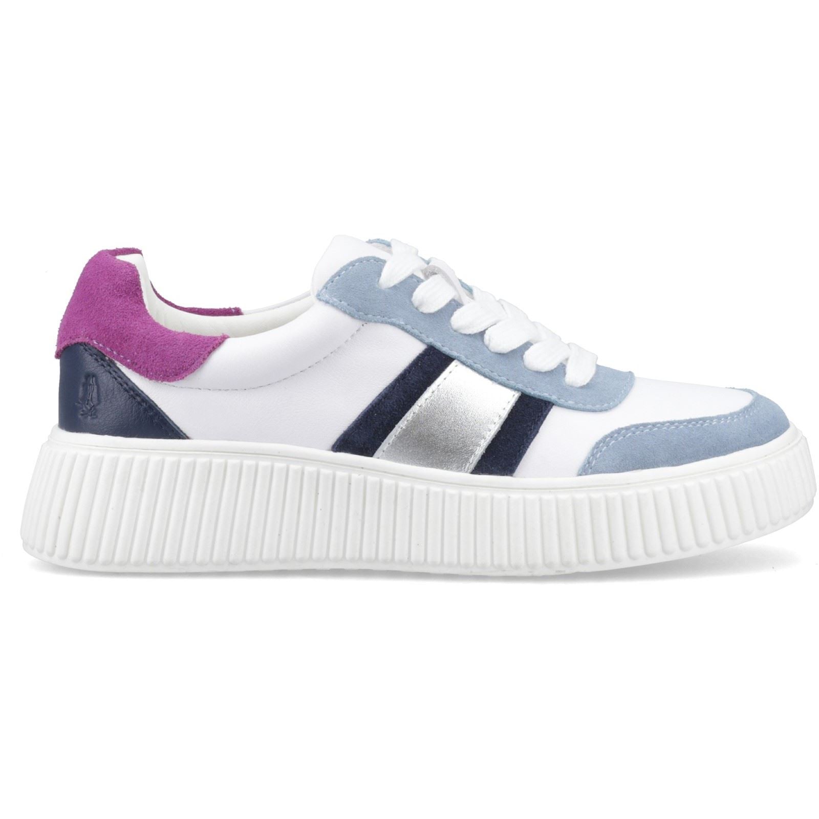 Hush Puppies Holly Suede Women's Silver Standard Trainers
