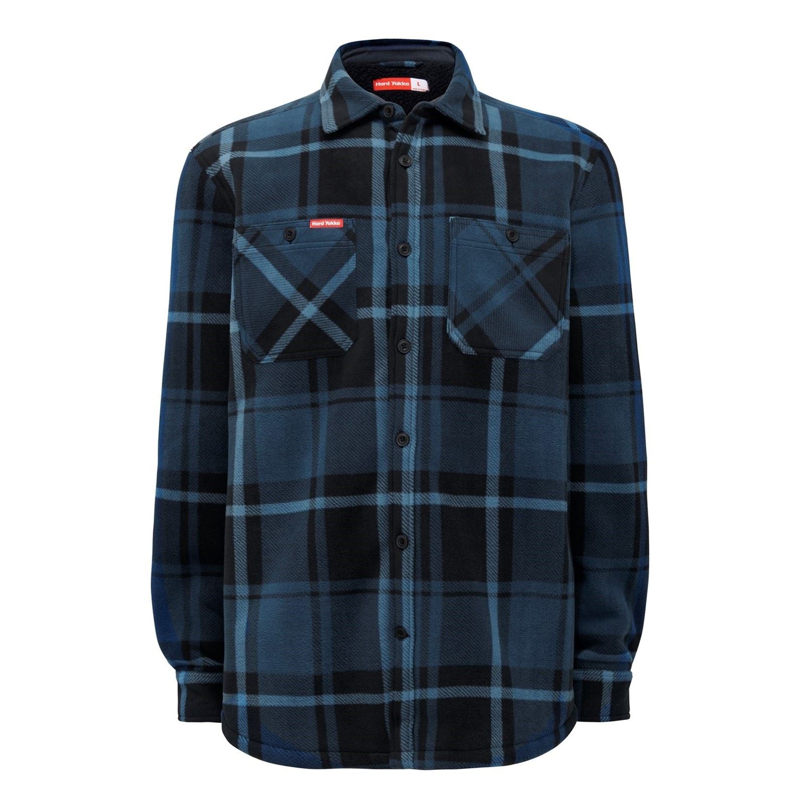 Hard Yakka Sherpa Men's Black Fleece Jacket