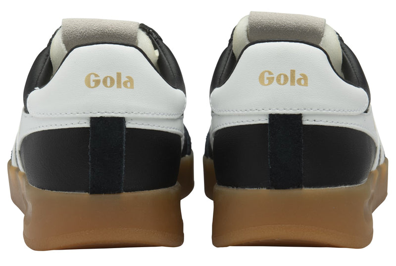 Gola Cyclone Leather Women's Black/White/Gum Sneakers