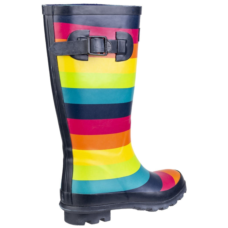 Cotswold Rainbow Rubber Multicoloured Wellington Boots