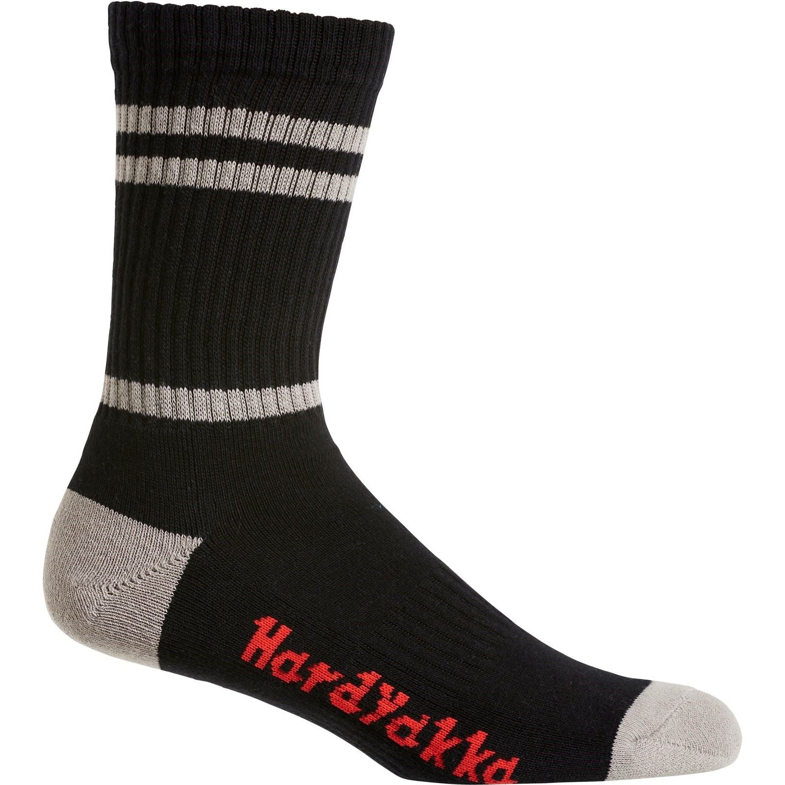 Hard Yakka Crew Cotton Unisex Adults Multicoloured Work Socks