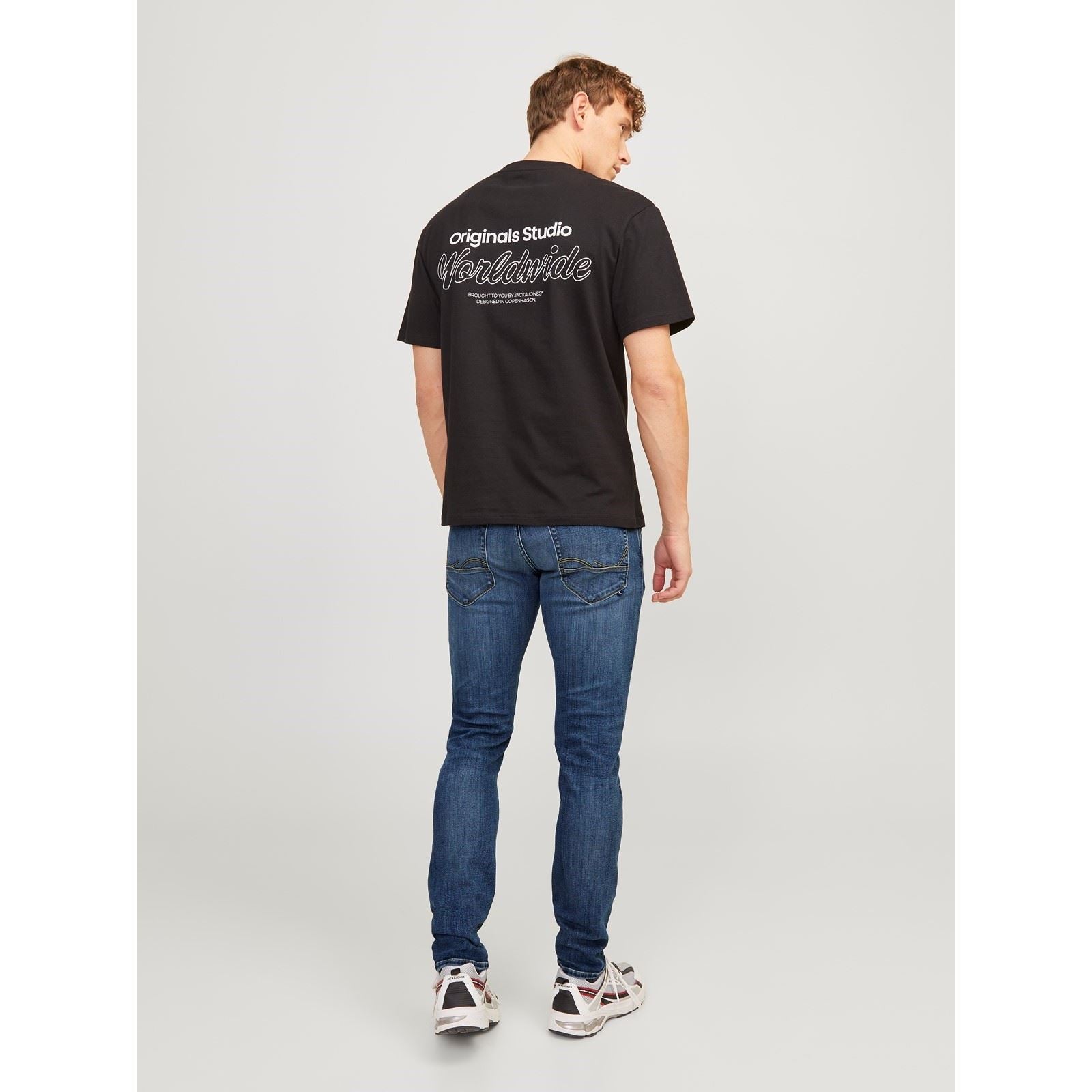 Jack & Jones Glenn Fox Cotton Men's Blue Slim Jeans