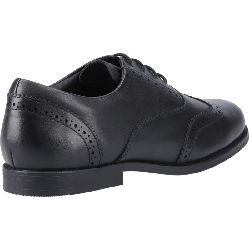 Pod Lee Leather Girls's Black Loafers
