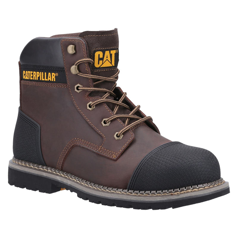 Caterpillar Powerplant S3 Leather Brown Safety Boots