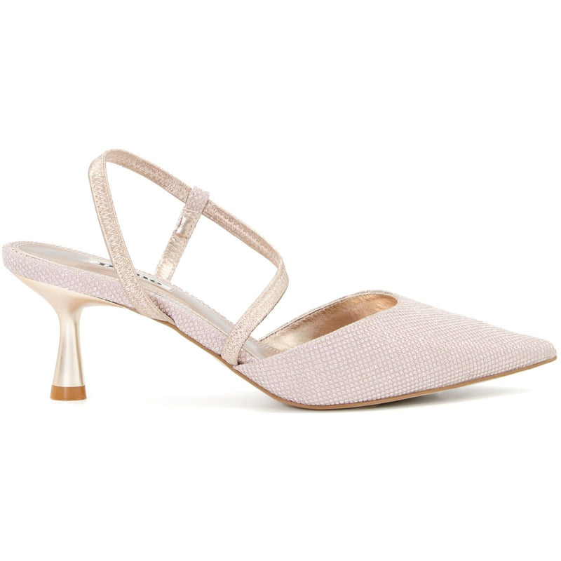 Dune Citrus Synthetic Women's Rose Gold Heels