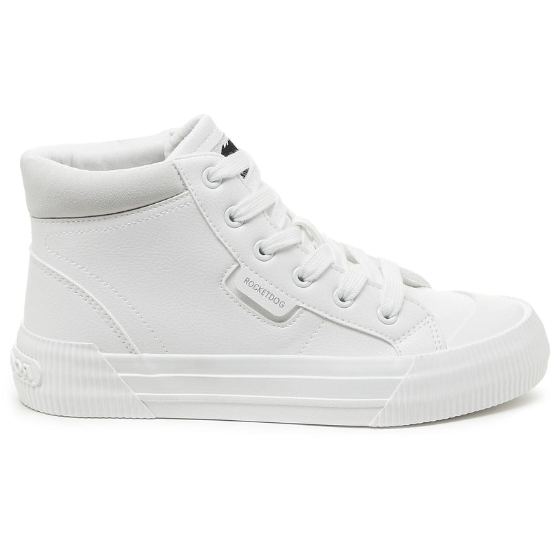Rocket Dog Cheery Hi Polyurethane Women's White Sneakers