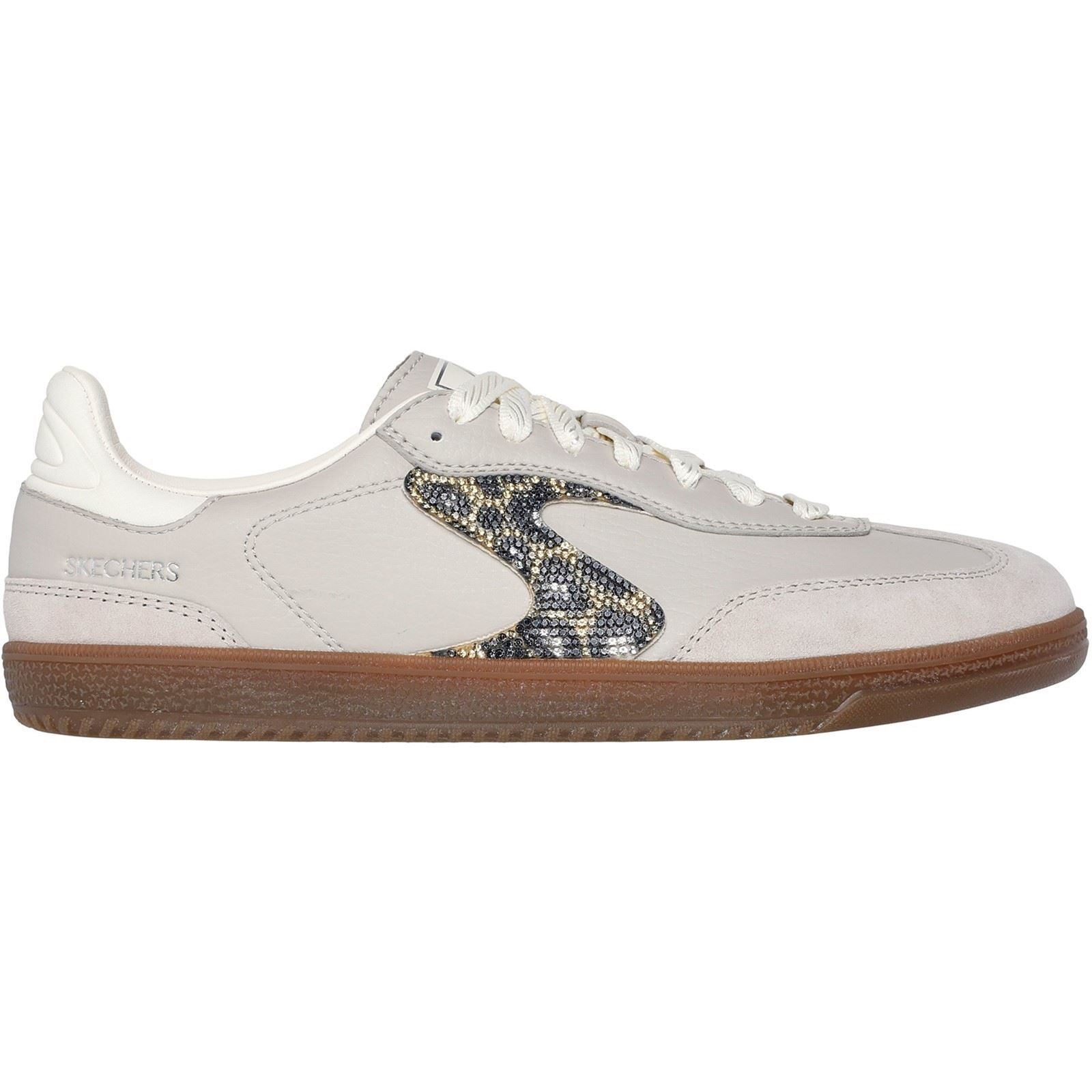 Skechers Hotshot Shimmering Spots Women's Taupe Sneakers