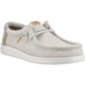 HEYDUDE Wally Jute Jute Men's Stone Grey/Iceberg Green Moccasins Shoes