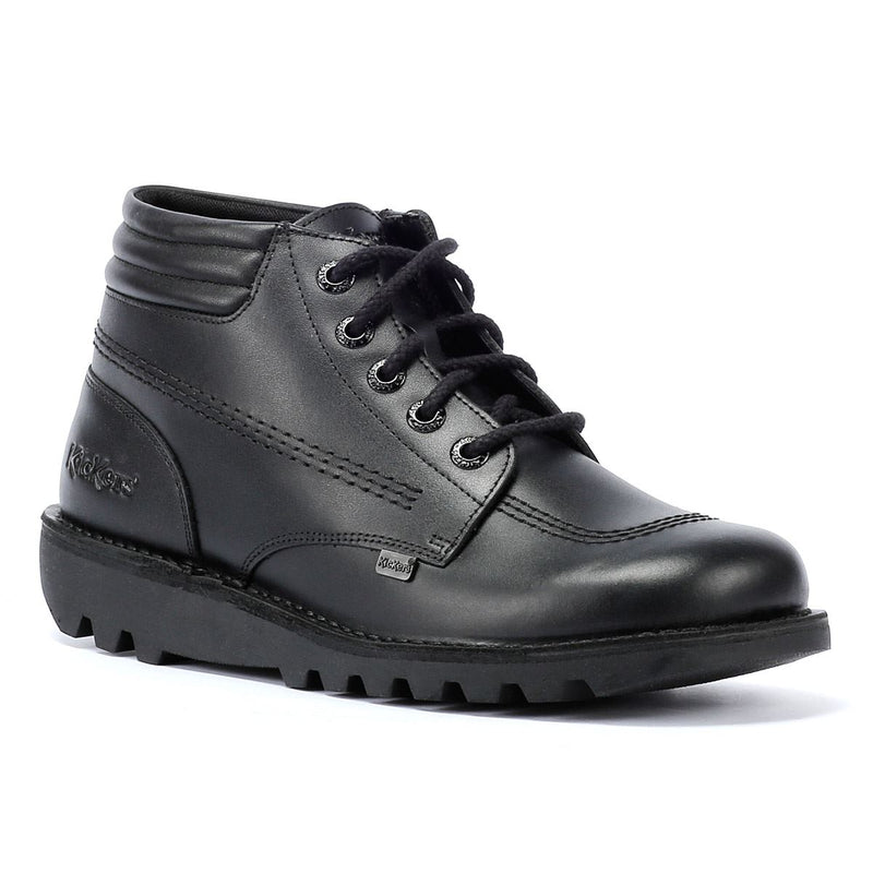 Kickers Kick Hi Padded Men's Black Leather Boots