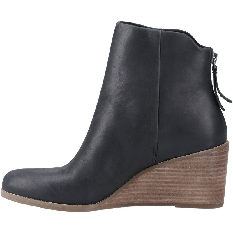 TOMS Casey Leather Women's Black Boots