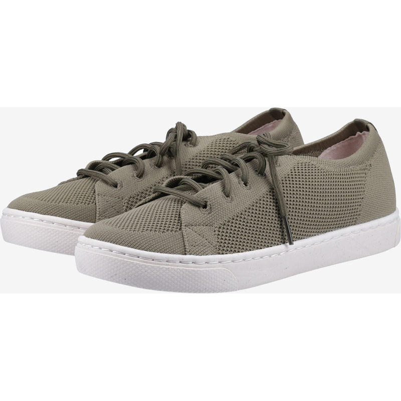 Hush Puppies Good Textile Men's Olive Sneakers