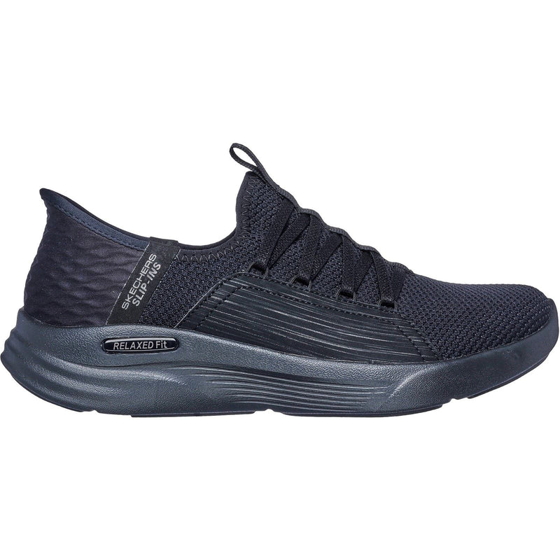 Skechers Relaxed Fit Sport - Ballet Chic Textile Women's Black Trainers
