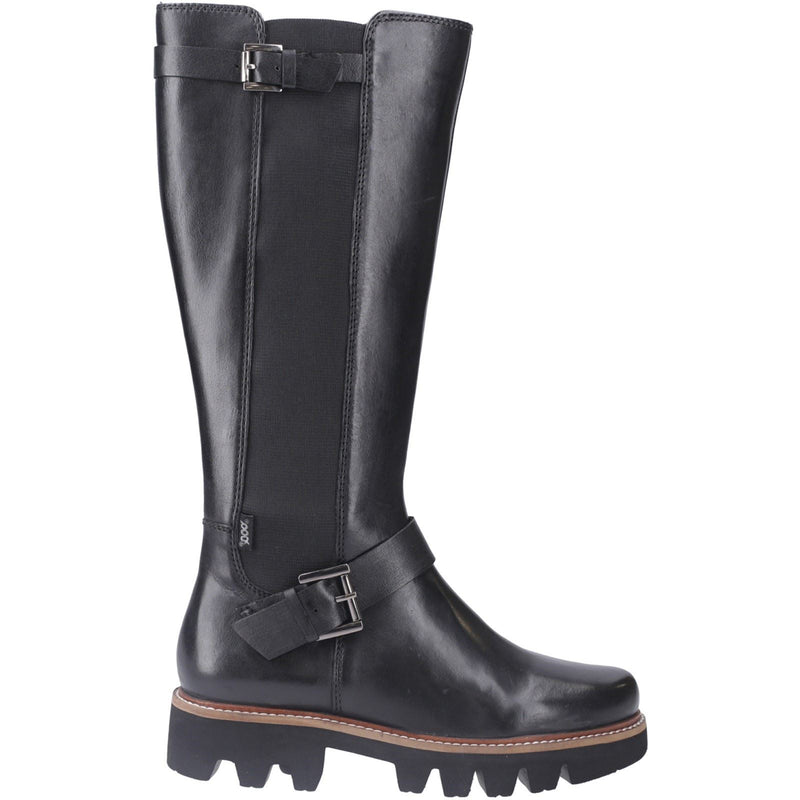 Pod Aleena Leather/Textile Women's Black Boots