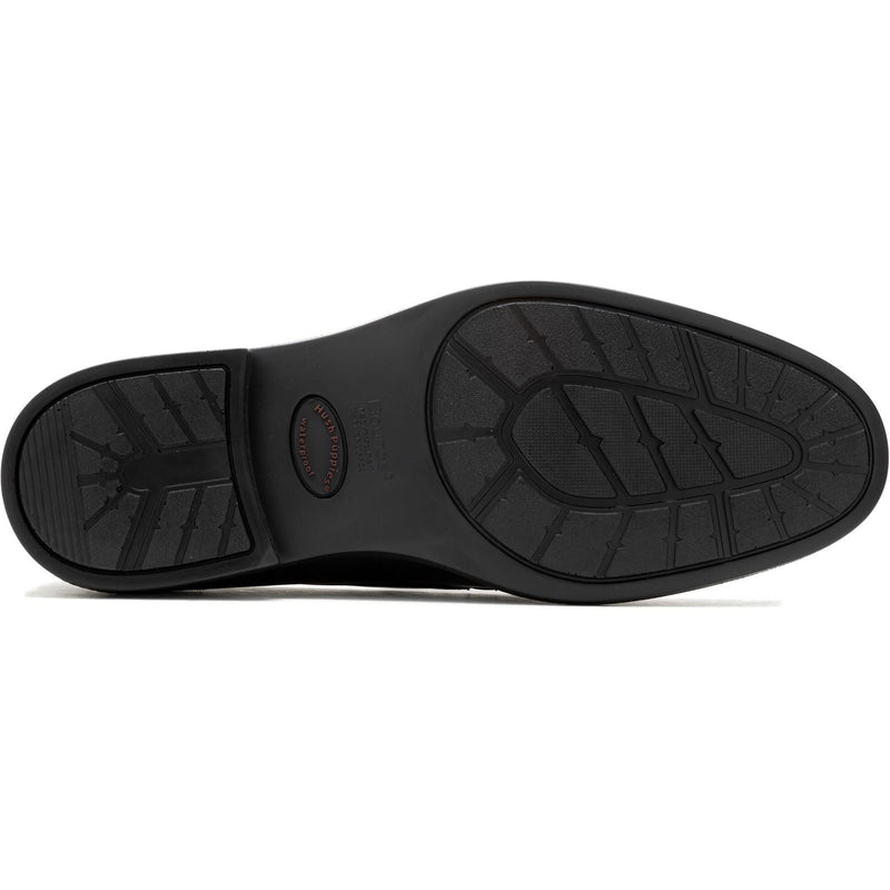 Hush Puppies Banker Leather Men's Black Lace-Up Shoes