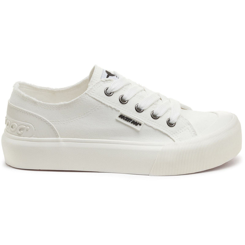Rocket Dog Jazzin Plus 12A Cotton Women's White Sneakers
