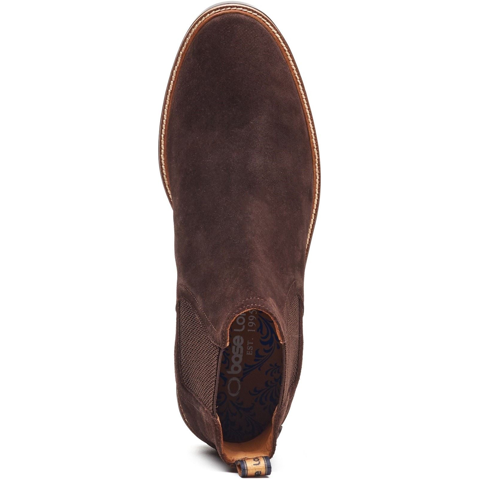 Base London Sussex Chelsea Leather Men's Brown Boots