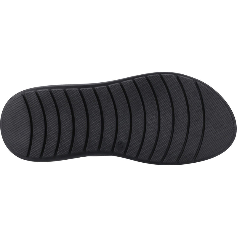 Hush Puppies Alison Leather Women's Black Sandals