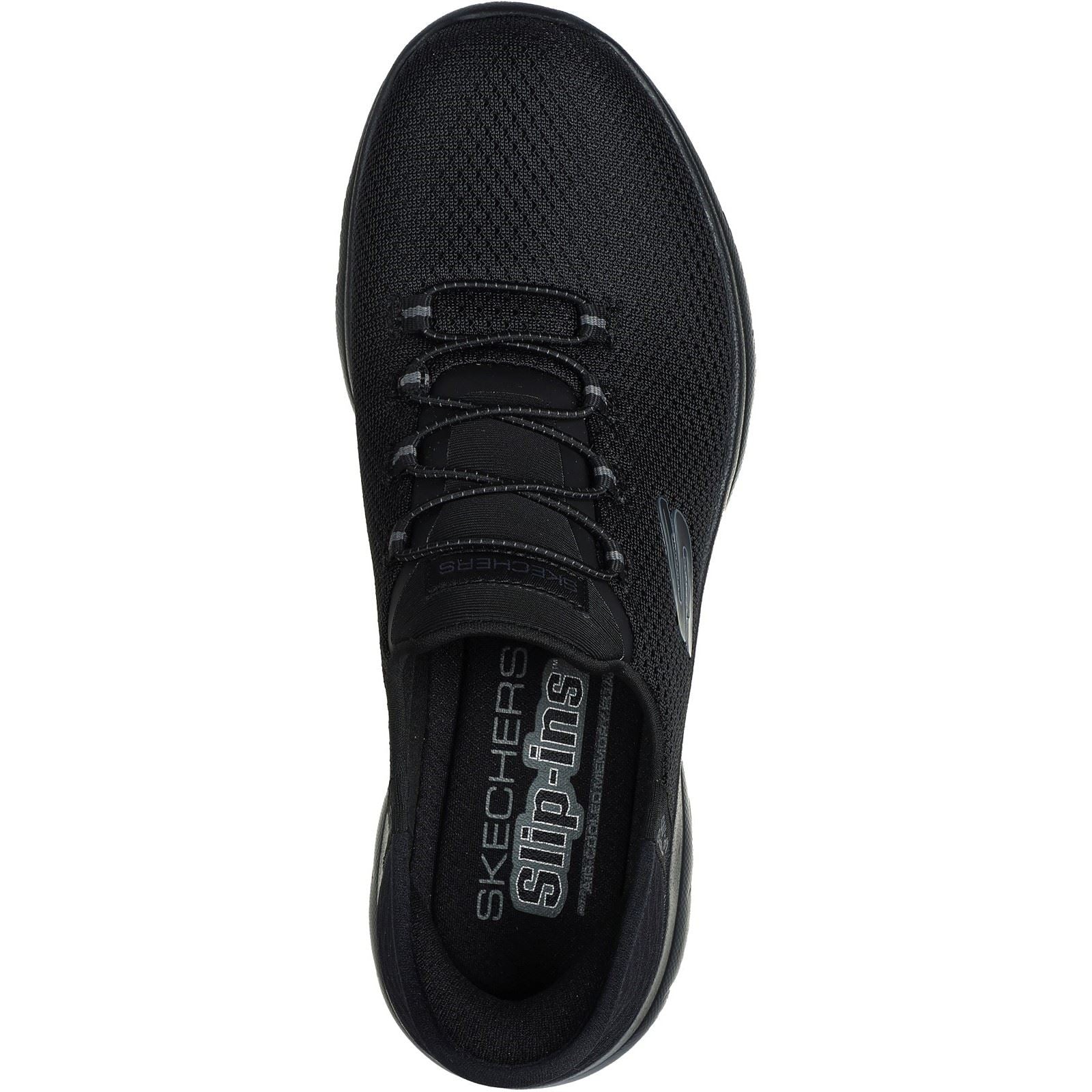 Skechers Summits - Diamond Dream Textile Women's Black Sneakers