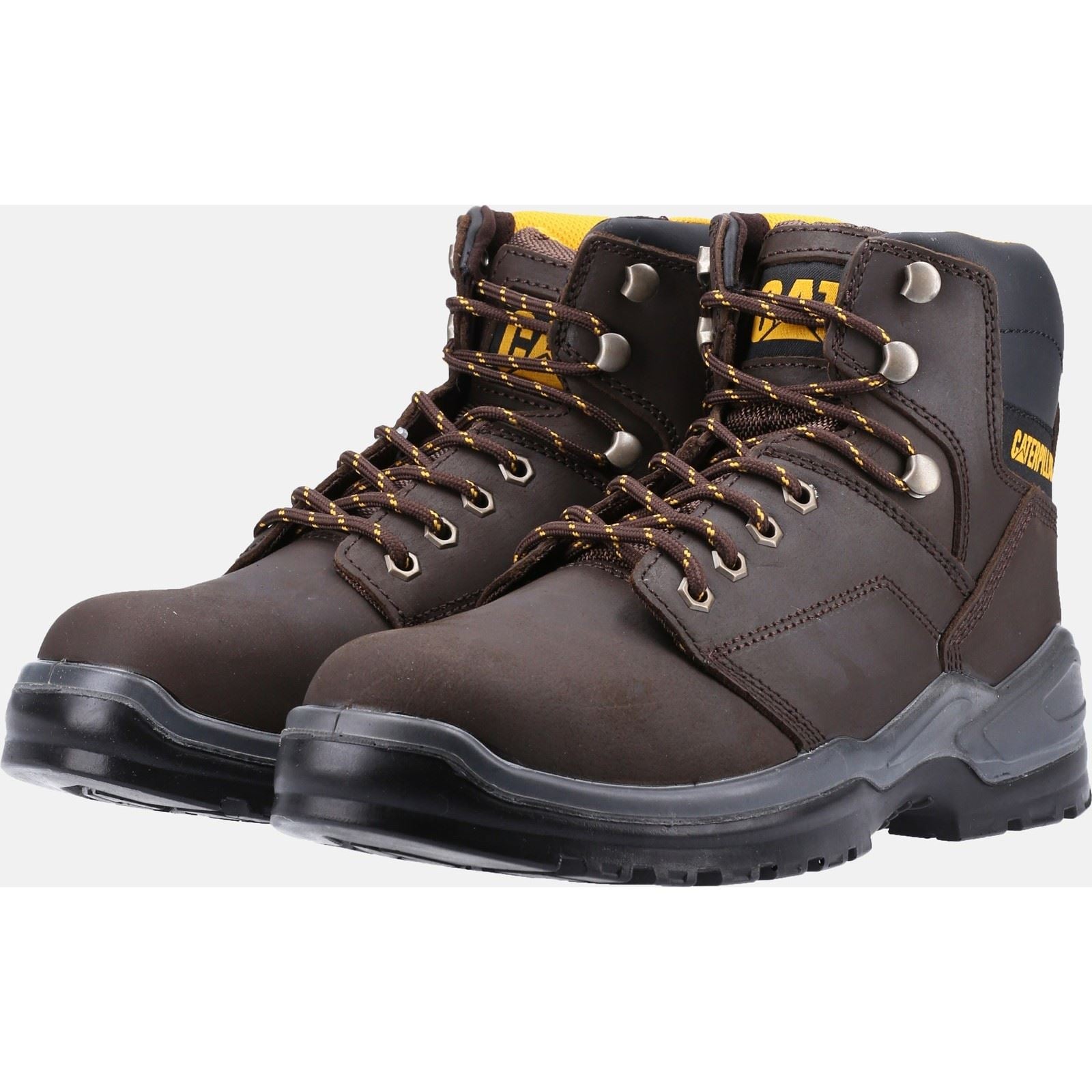 Caterpillar Striver Leather Brown Safety Boots