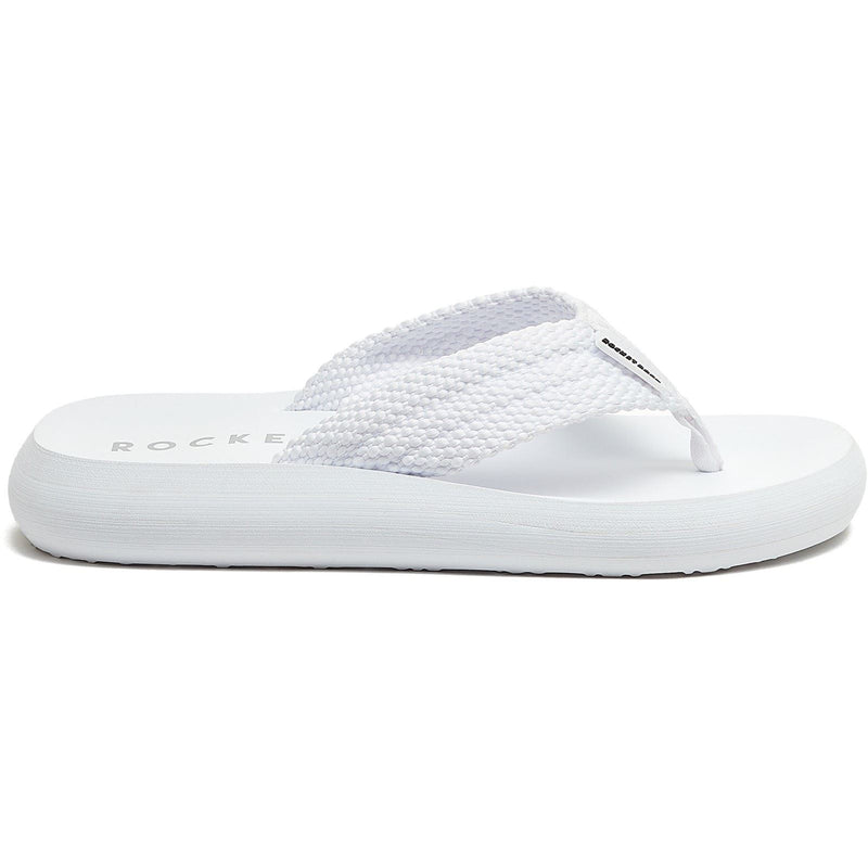 Rocket Dog Sunset Webbing Cotton Women's White Sandals