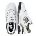 New Balance 550 White/Khaki Sneakers