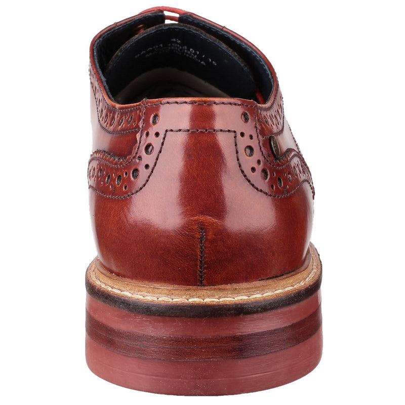 Base London Woburn Leather Men's Tan Brogues Shoes