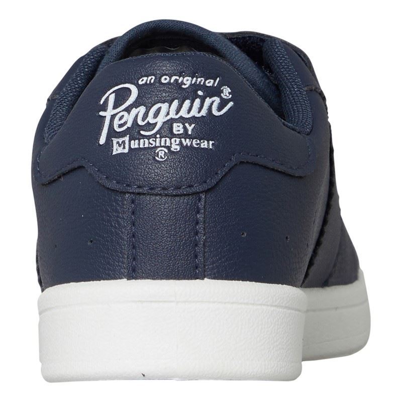 Penguin Junior Marble Navy Sneakers