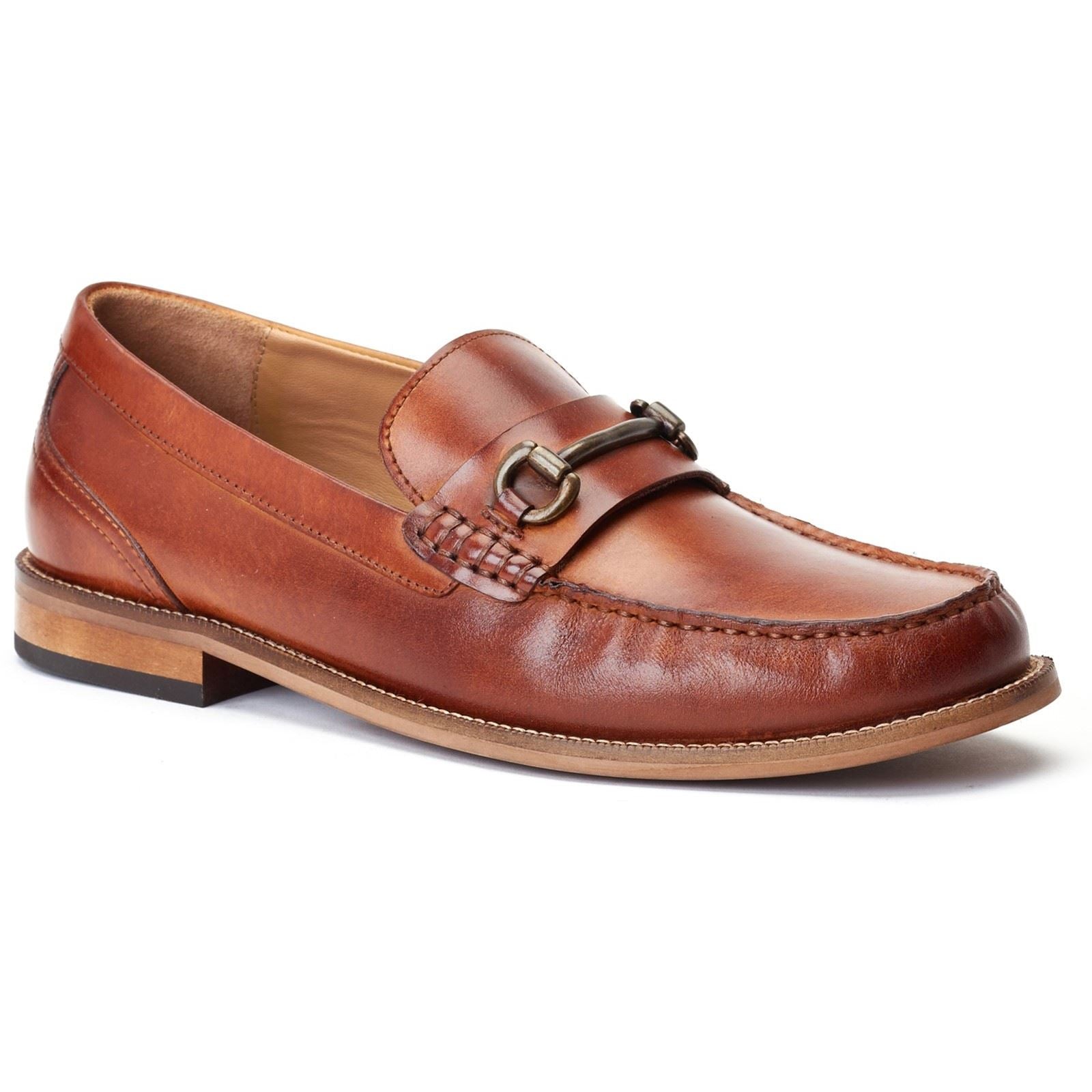 Base London Madison Leather Men's Burnt Tan Loafers