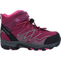 Hi-Tec Blackout Mid Synthetic Soft Shell Girls's Dark Rose/Fuchsia Hiking Boots