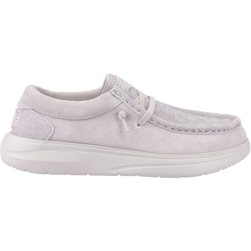 HEYDUDE Wendy COMF Suede Women's Lilac Moccasins Shoes