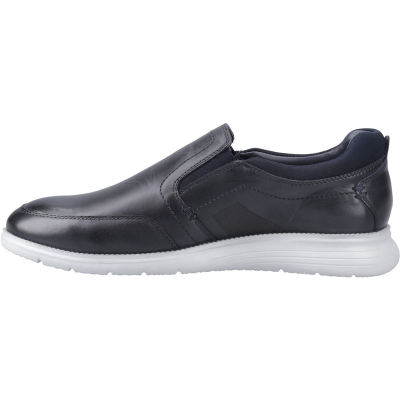 Pod Holden Leather/Textile Men's Navy Sneakers