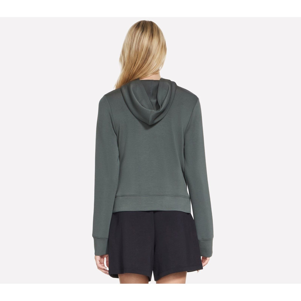 Skechers Cozy Luxe Hoodie Women's Green Hooded Sweatshirt