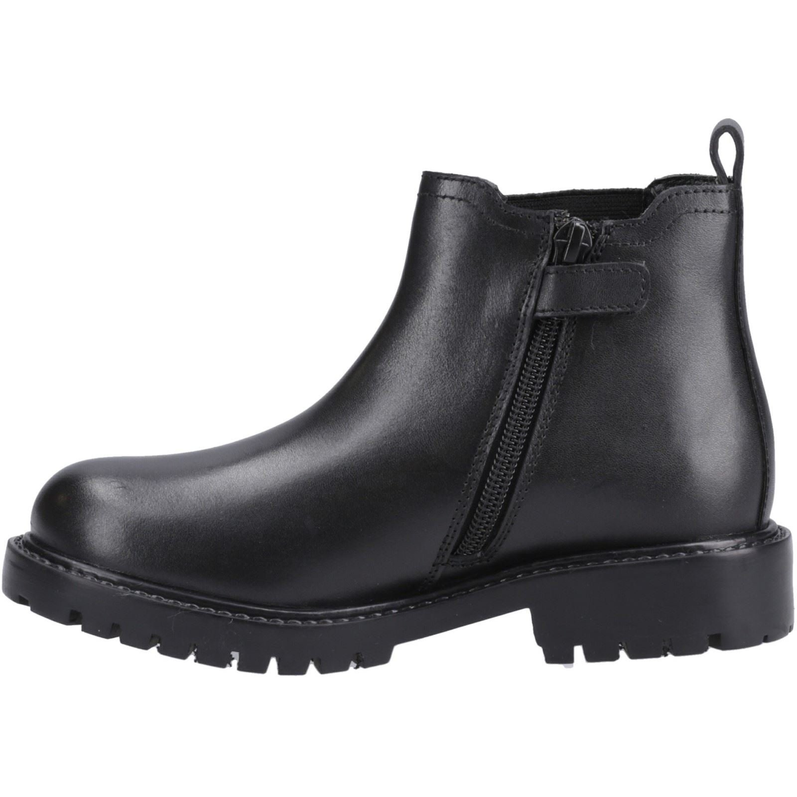 Hush Puppies Ariella Chelsea Leather Girls's Black Boots