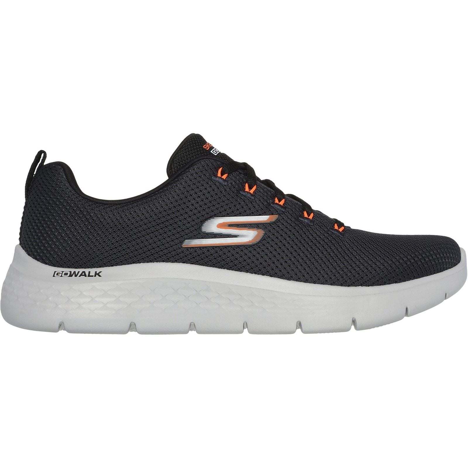 Skechers GO WALK Flex Vespid Textile Men's Charcoal/Black Sneakers