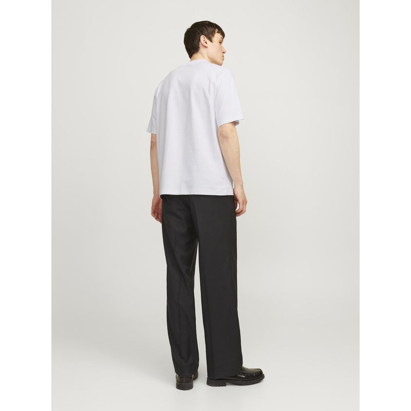 Jack & Jones Chad Branding Cotton Men's White T-Shirt
