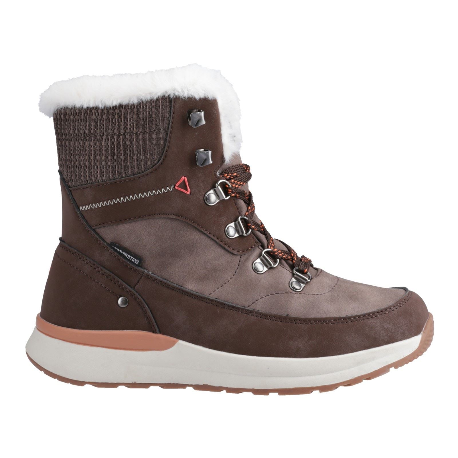 Cotswold Sheephouse Textile Women's Brown Hiking Boots