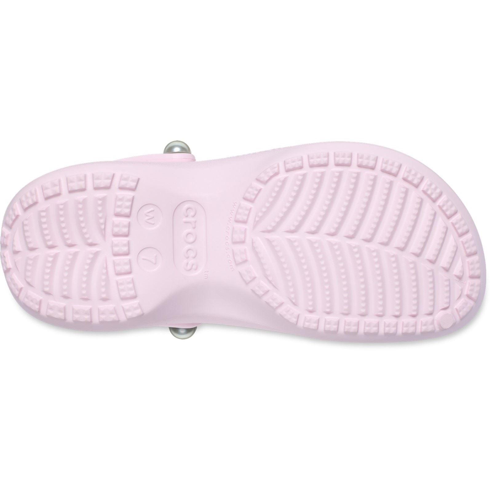 Crocs Classic Platform Synthetic Women's Pink Milk Clogs