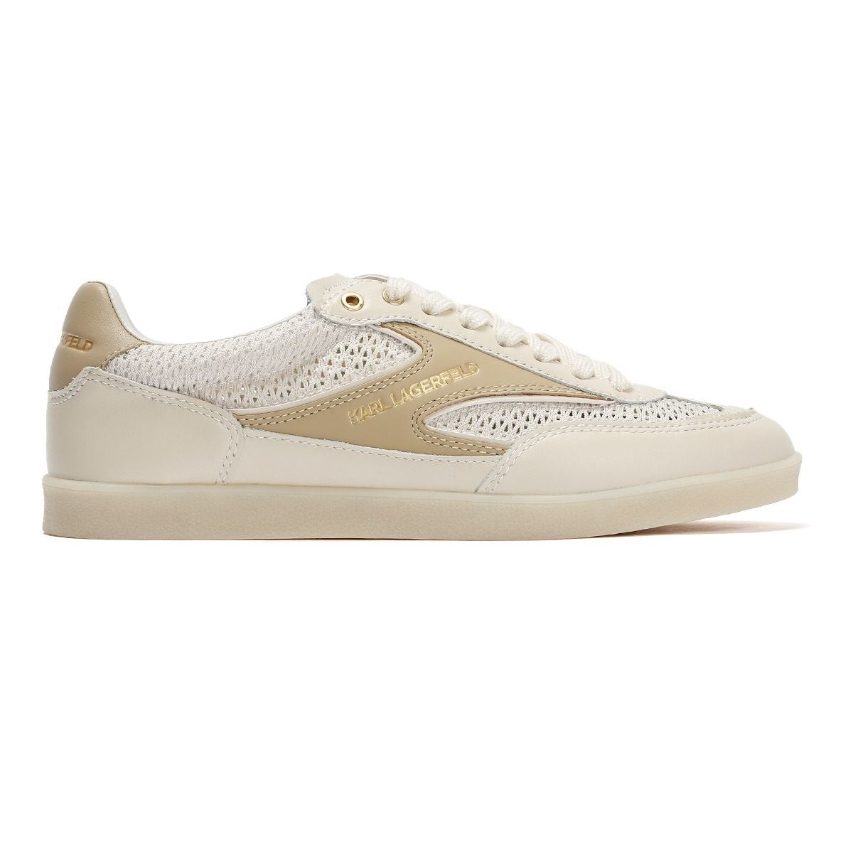 Karl Lagerfeld Kandidate Mesh Mix Women's Cream Sneakers