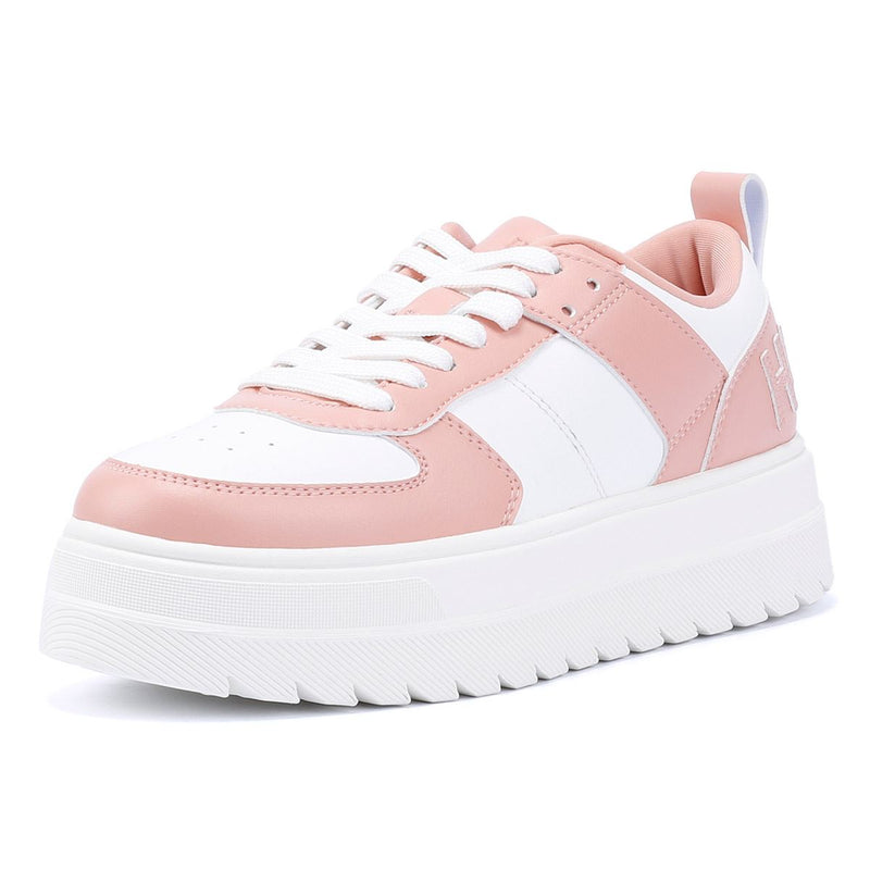 Hugo Lyssa Tennis Women's White/Pink Sneakers