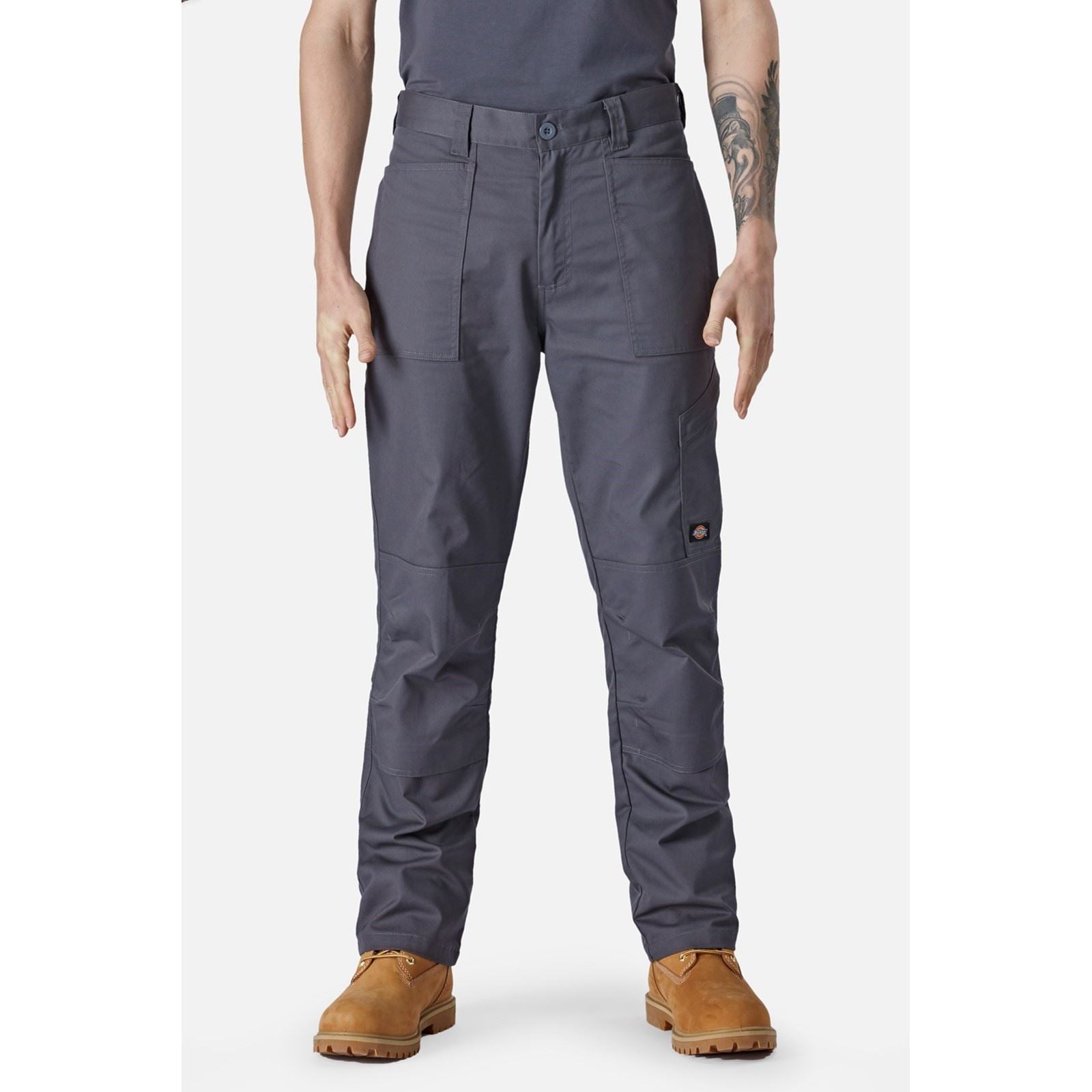 Dickies Action Flex Polyester Men's Grey Outdoor Trousers
