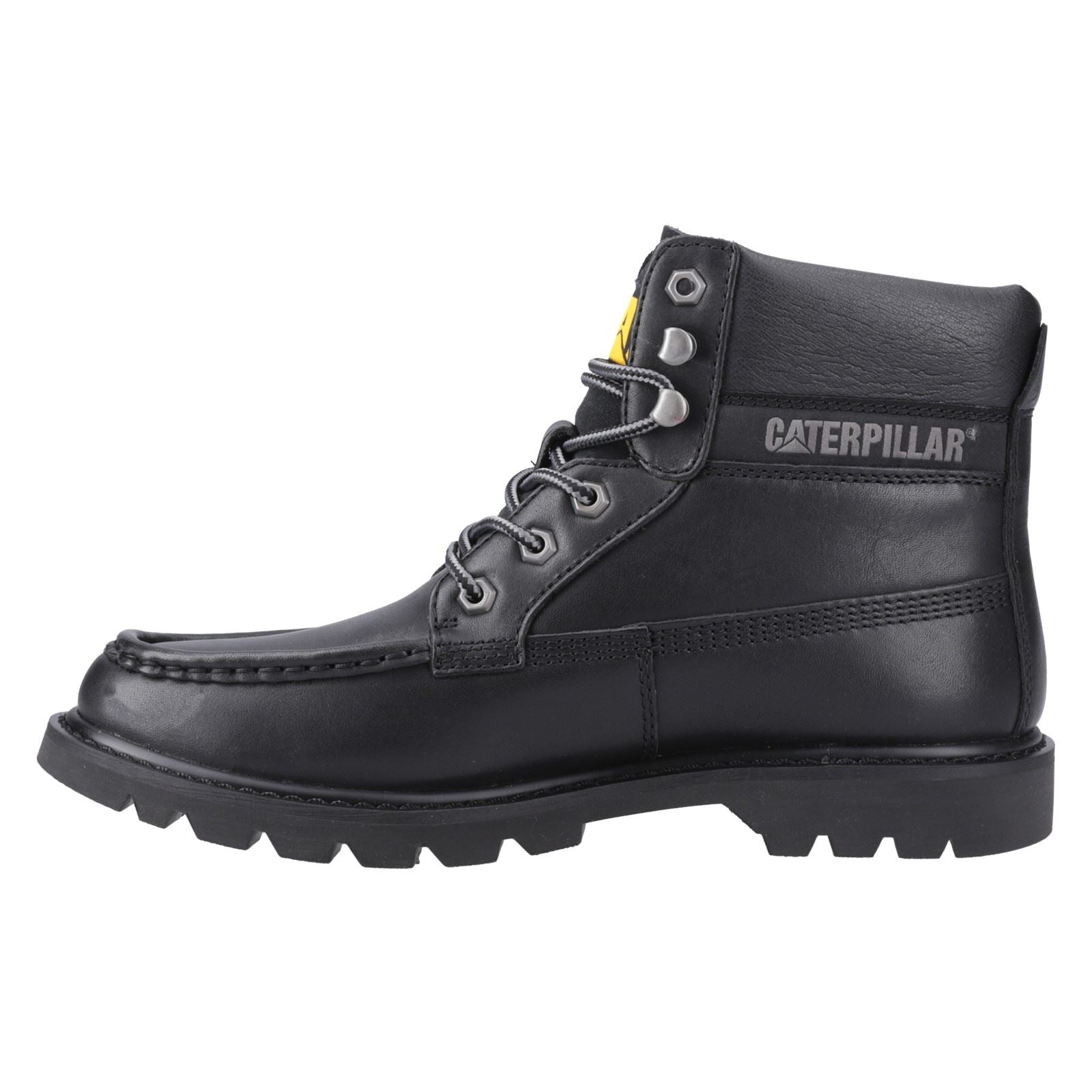 Caterpillar Colorado Moc Toe Leather Men's Black Ankle Boots