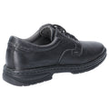 Hush Puppies Outlaw II Leather Men's Black Lace-Up Shoes