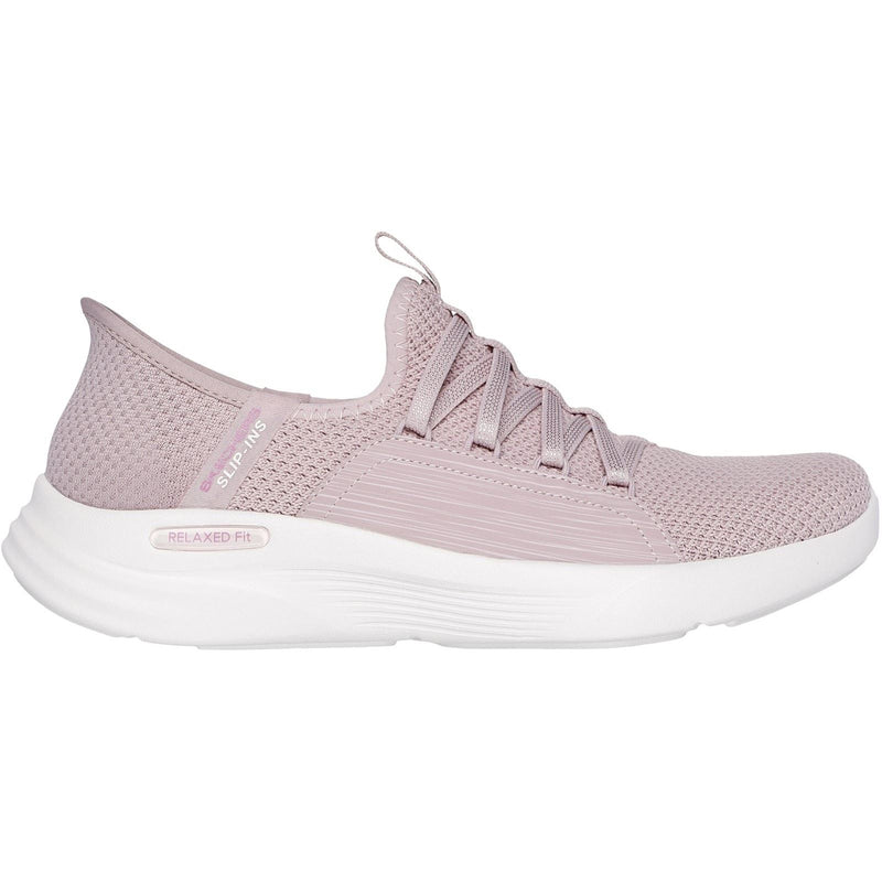 Skechers Relaxed Fit Sport - Ballet Chic Textile Women's Light Mauve Sneakers