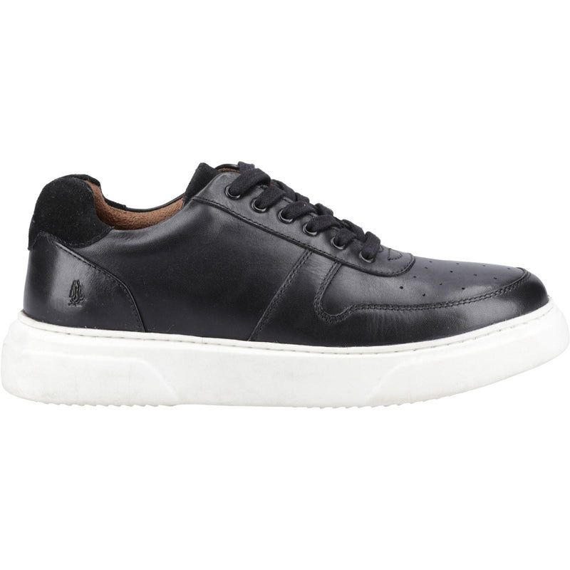 Hush Puppies Wyatt Leather Men's Black Trainers